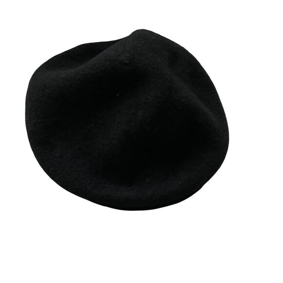 Vintage Wool Driving Cap Hat Made in Hong Kong Black GUC - Picture 2 of 12